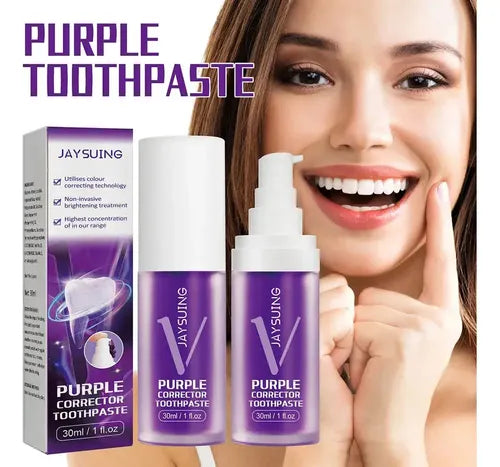 🦷 De amarillo a blanco en minutos con el poder del Purple Corrector